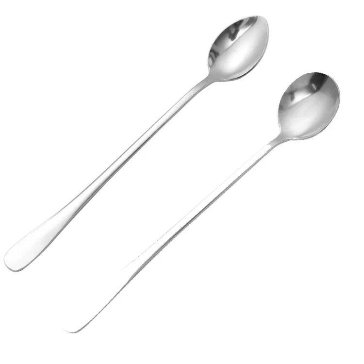 

Long Handled 304 Stainless Steel Coffee Spoon Ice Cream Dessert Tea Stirring Spoon For Picnic Kitchen Accessories Kitchen Tools