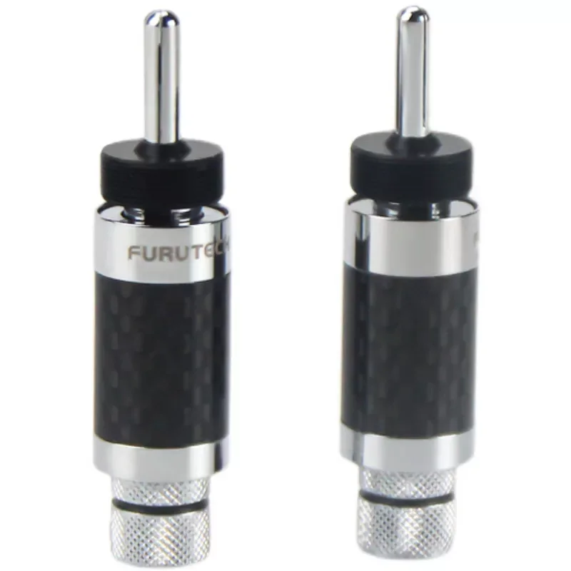 NEW2023 1pair Hohe-ende hallo-fi furutech cf 202 (r) rhodium-berzogene carbon faser lautsprecher banana stecker
NEW2023 1pair Hohe-ende hallo-fi furutech cf 202 (r) rhodium-berzogene carbon faser lautsprecher banana stecker