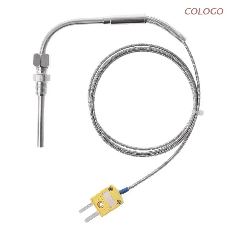 EGT Thermocouple K Type 1/8" NPT Temperature Probe Sensors Exhaust Gas Temp Sensor Probe Connector 0-1250 ℃ 1 Meter
EGT Thermocouple K Type 1/8" NPT Temperature Probe Sensors Exhaust Gas Temp Sensor Probe Connector 0-1250 ℃ 1 Meter