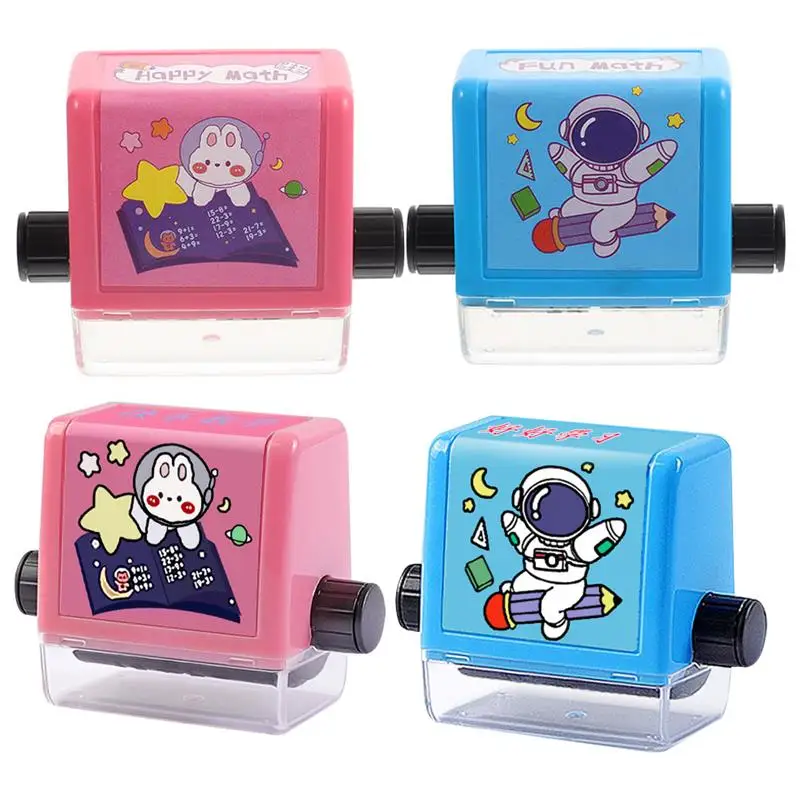 4 Sets Math Roller Stamp Teaching Stamp Math Practice Roller Stamp for Teachers School
4 Sets Math Roller Stamp Teaching Stamp Math Practice Roller Stamp for Teachers School