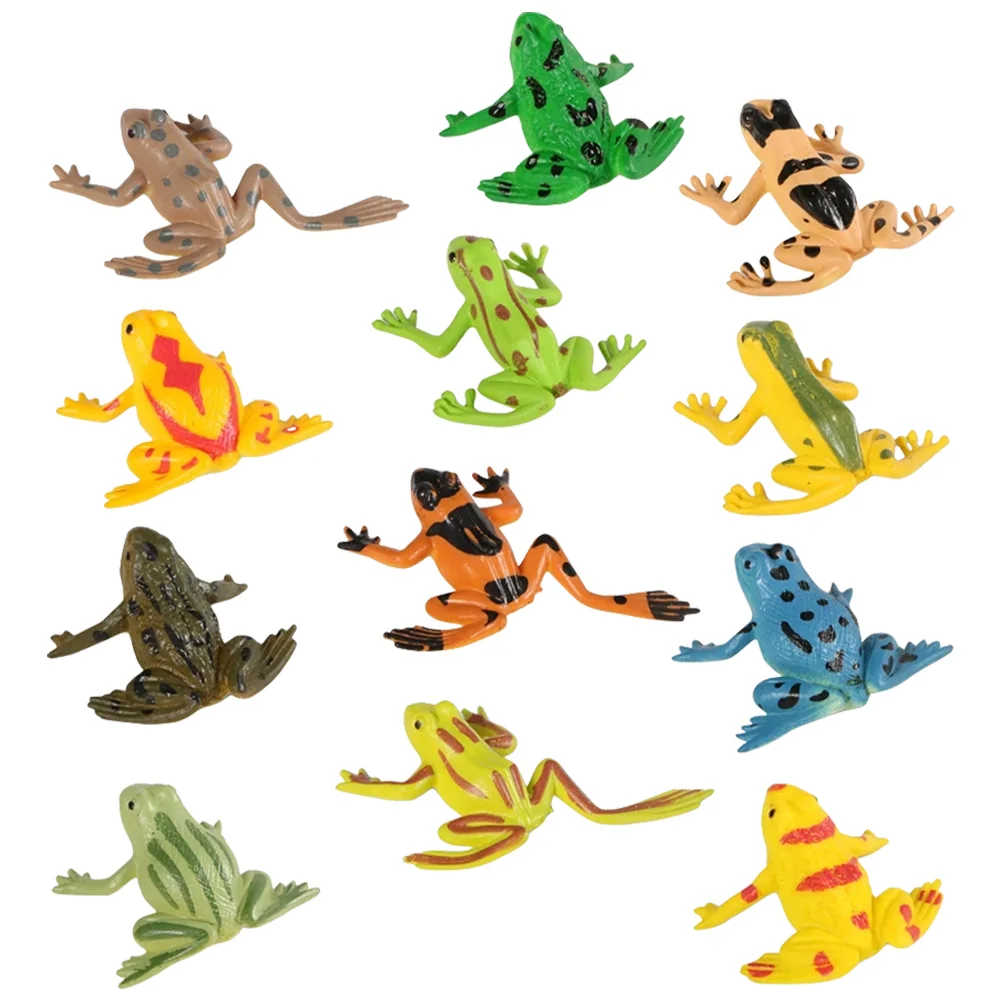 12 Pcs Frog Model Frogs Decorations Kid Outdoor Toys Small Kids Playset Figurine
12 Pcs Frog Model Frogs Decorations Kid Outdoor Toys Small Kids Playset Figurine