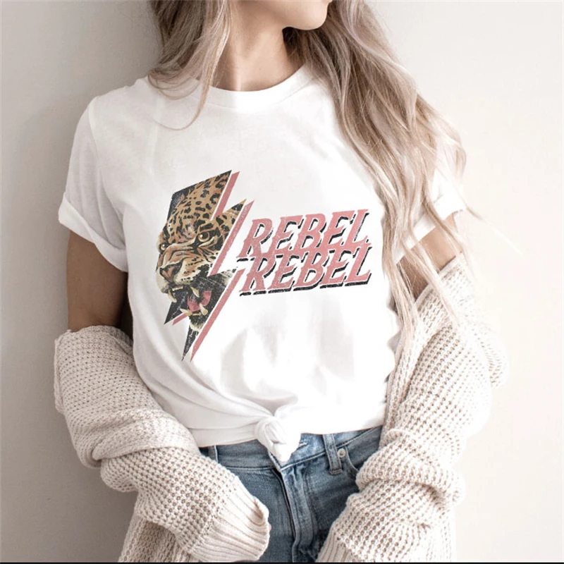 Женская футболка с коротким рукавом и принтом, в стиле Харадзюку 
Женская футболка с коротким рукавом и принтом, в стиле Харадзюку