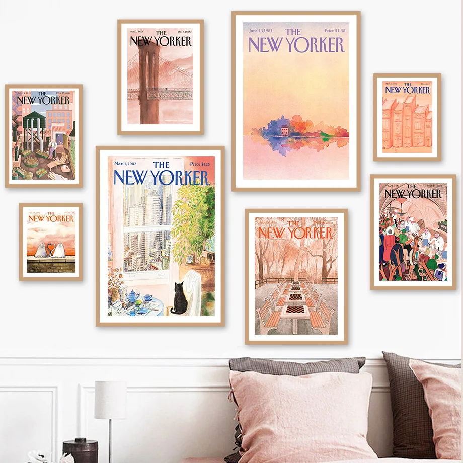 The New Yorker Magazine Abstract Landscape Nordic Poster And Prints Wall Art Canvas Painting Wall Pictures For Living Room Decor
The New Yorker Magazine Abstract Landscape Nordic Poster And Prints Wall Art Canvas Painting Wall Pictures For Living Room Decor