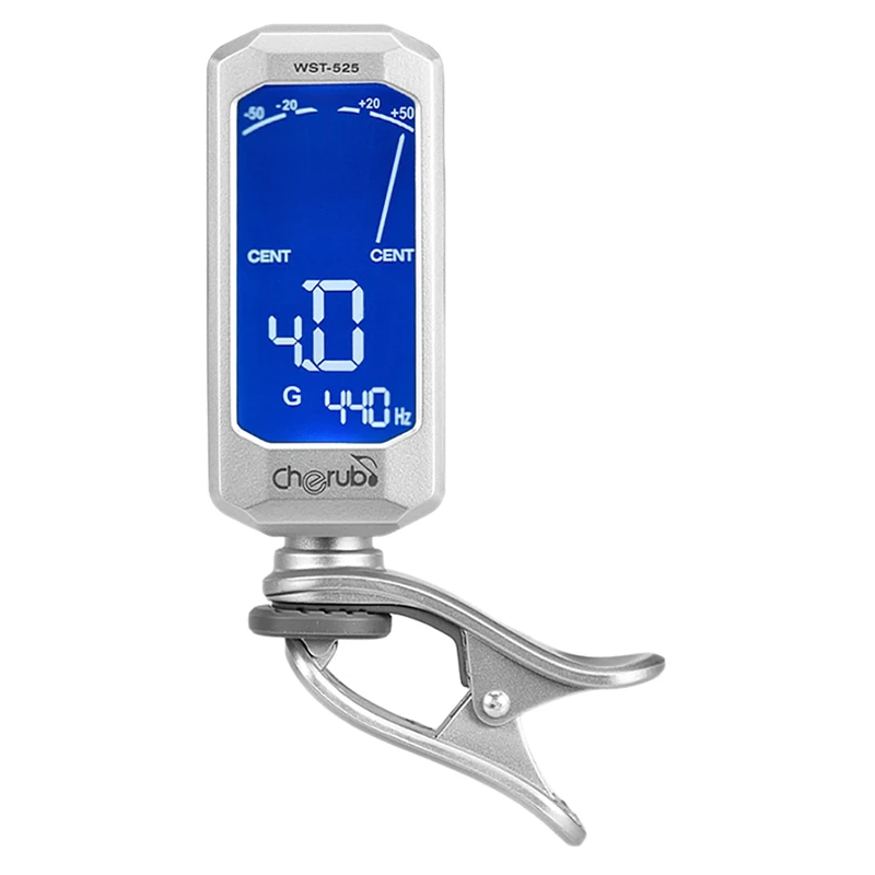 Cherub WST-525 Rotatable Clip-on Tuner Large Mini LCD Display for Chromatic Guitar Bass Violin Ukulele
Cherub WST-525 Rotatable Clip-on Tuner Large Mini LCD Display for Chromatic Guitar Bass Violin Ukulele