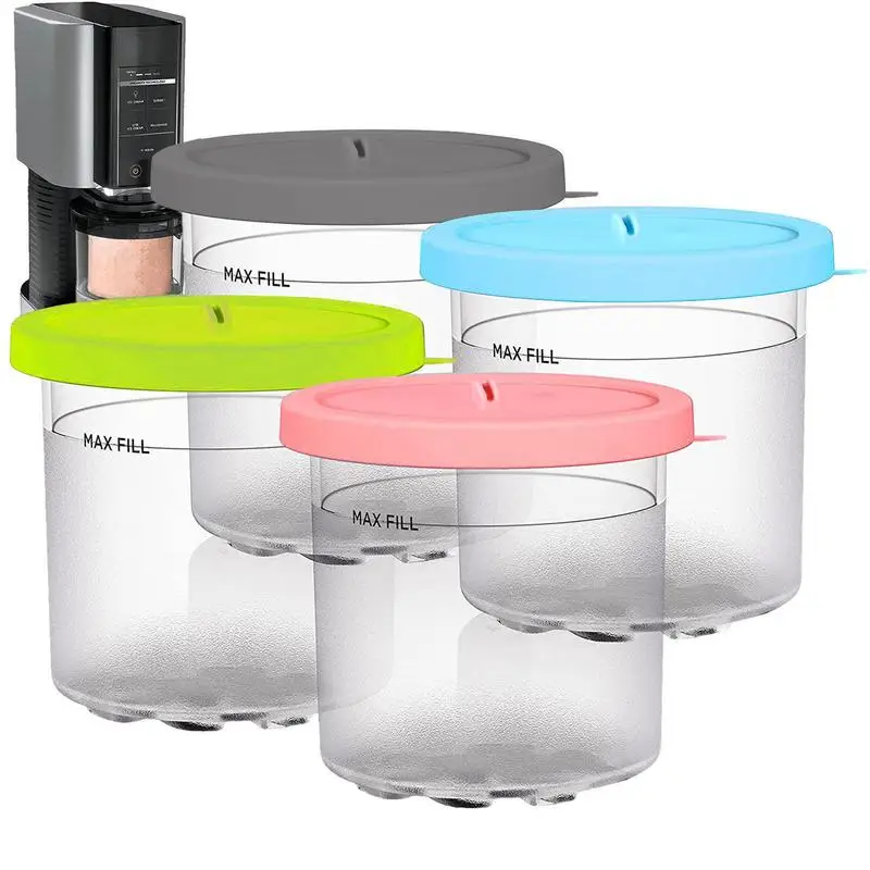 Ice Cream Pint Leak-proof Frozen Dessert Cups With Lids Reusable Ice Yogurt Storage Container For Homemade Ice Cream Sorbets
Ice Cream Pint Leak-proof Frozen Dessert Cups With Lids Reusable Ice Yogurt Storage Container For Homemade Ice Cream Sorbets