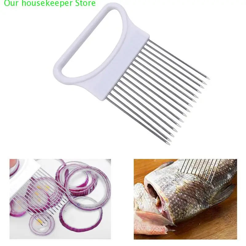 1PC Onion Cutter Stainless Steel Needle Plastic Handle Steak Tenderizers Meat Floss Pins Fruit Vegetables Kitchen Tool
1PC Onion Cutter Stainless Steel Needle Plastic Handle Steak Tenderizers Meat Floss Pins Fruit Vegetables Kitchen Tool