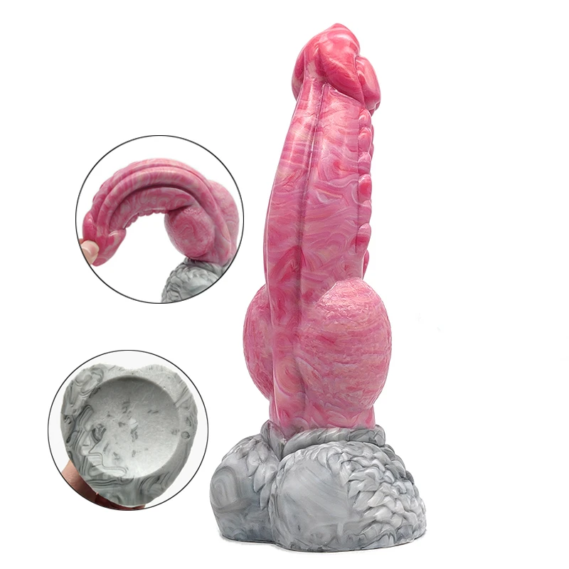 2022 огромный странный волк узел фаллоимитатор жидкий силиконовый Анальная пробка для женщин Фэнтези секс-игрушка с присоской животный пенис мастурбация