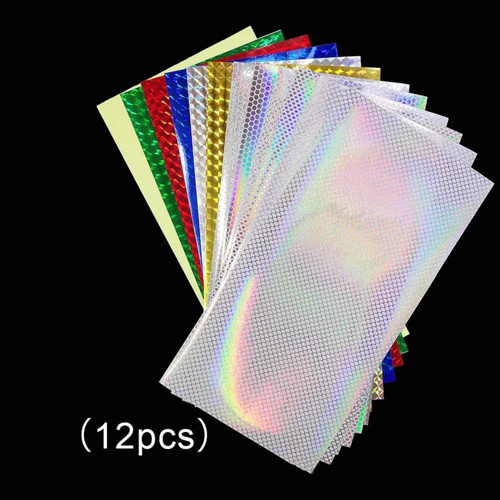 Durable Lure Tape Sticker Sticker Replacement Set Accessories Belt Raw Materials Reflective Sheet Tackle 12pcs
Durable Lure Tape Sticker Sticker Replacement Set Accessories Belt Raw Materials Reflective Sheet Tackle 12pcs