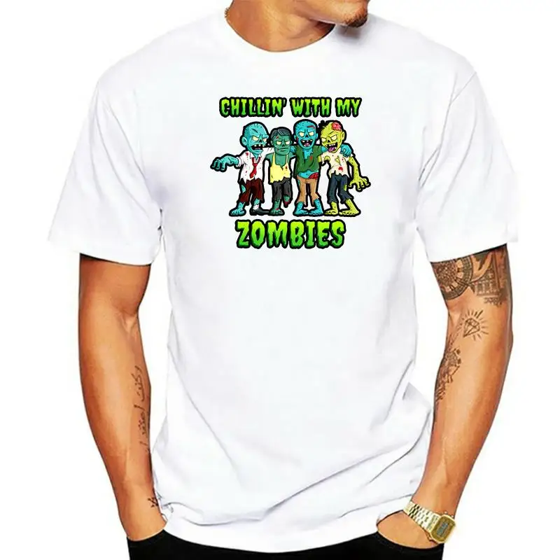 Men'S Chillin With My Zobies Halloween T-Shirt Size M-3Xl Newest Fashion Tee Shirt
Men'S Chillin With My Zobies Halloween T-Shirt Size M-3Xl Newest Fashion Tee Shirt