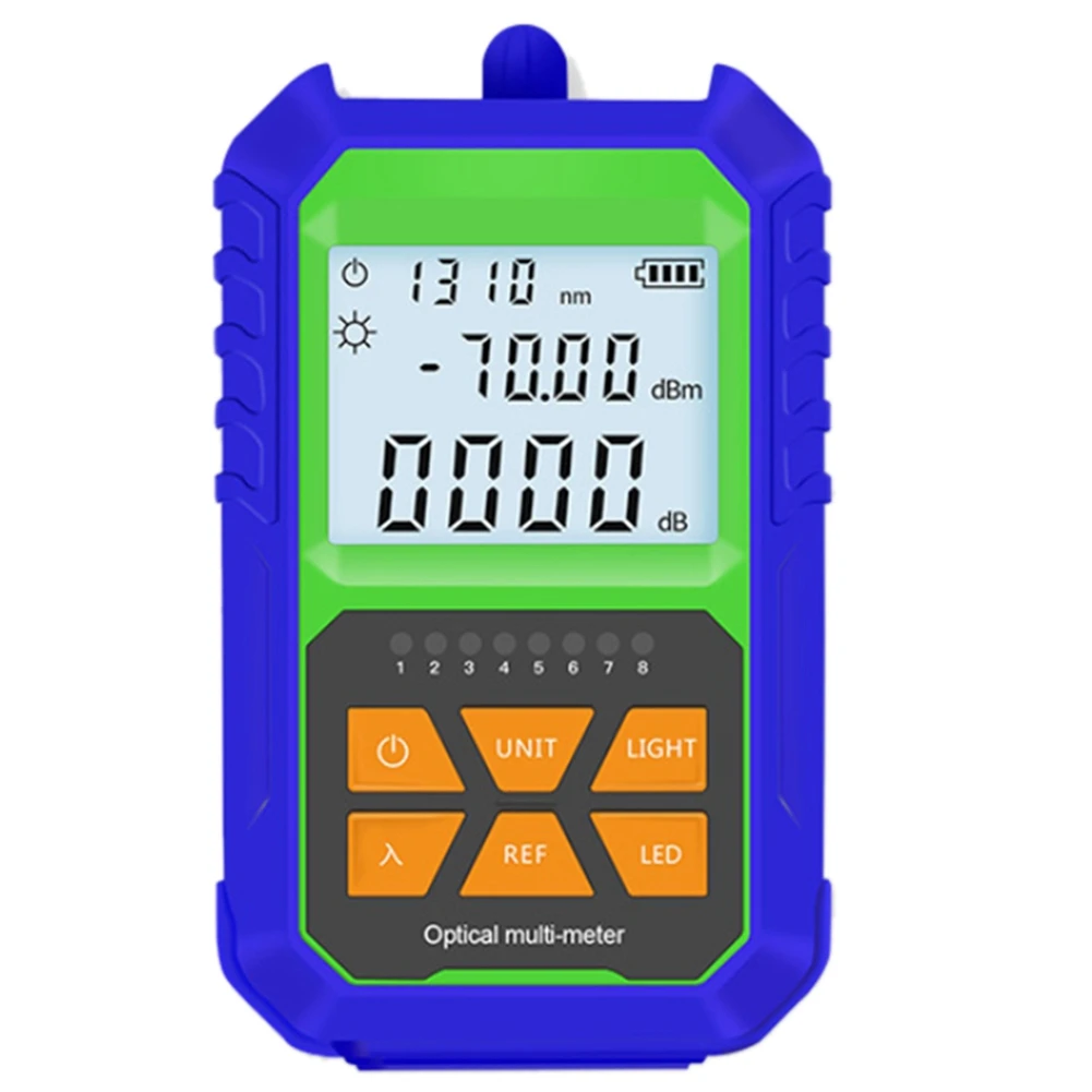 2 IN 1 High Accuracy Optical Power Meter With RJ45 Fiber Tester Self-Calibration With 6 Wavelengths
2 IN 1 High Accuracy Optical Power Meter With RJ45 Fiber Tester Self-Calibration With 6 Wavelengths