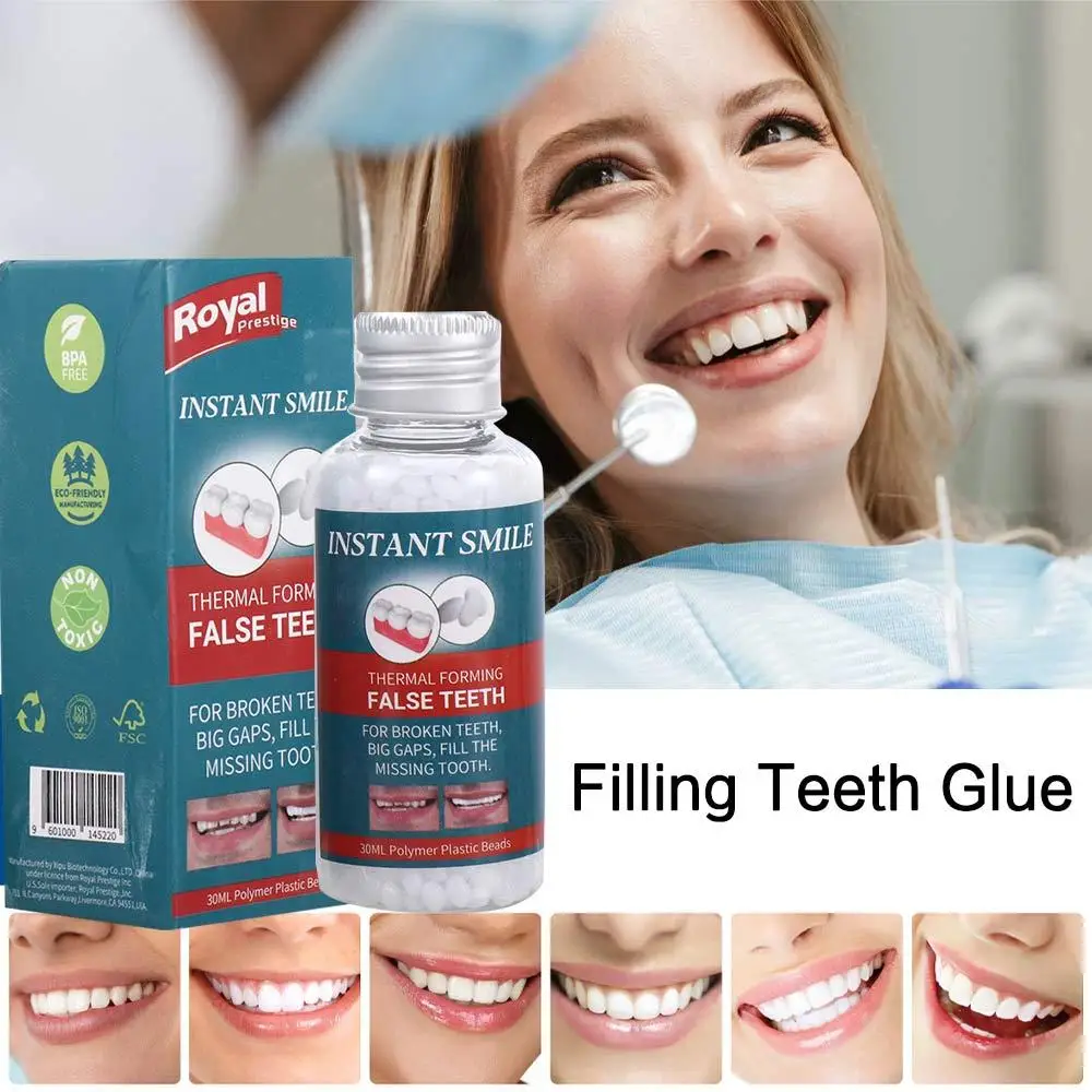 

Gum Filling Material Halloween Teeth Glue Filling Teeth Glue Moldable Tooth Broken Teeth Gaps Repair Temporary Tooth Repair Kit