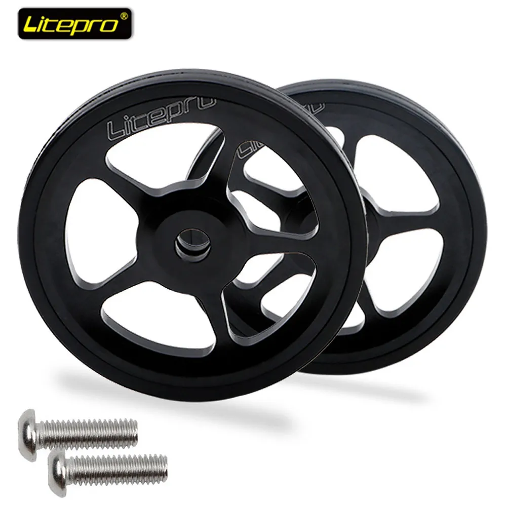 Folding Bike Easy Wheel Aluminum Easywheel Sealed Bearing Push Wheel Sealed Bearing Push Wheels Cycling Parts
Folding Bike Easy Wheel Aluminum Easywheel Sealed Bearing Push Wheel Sealed Bearing Push Wheels Cycling Parts