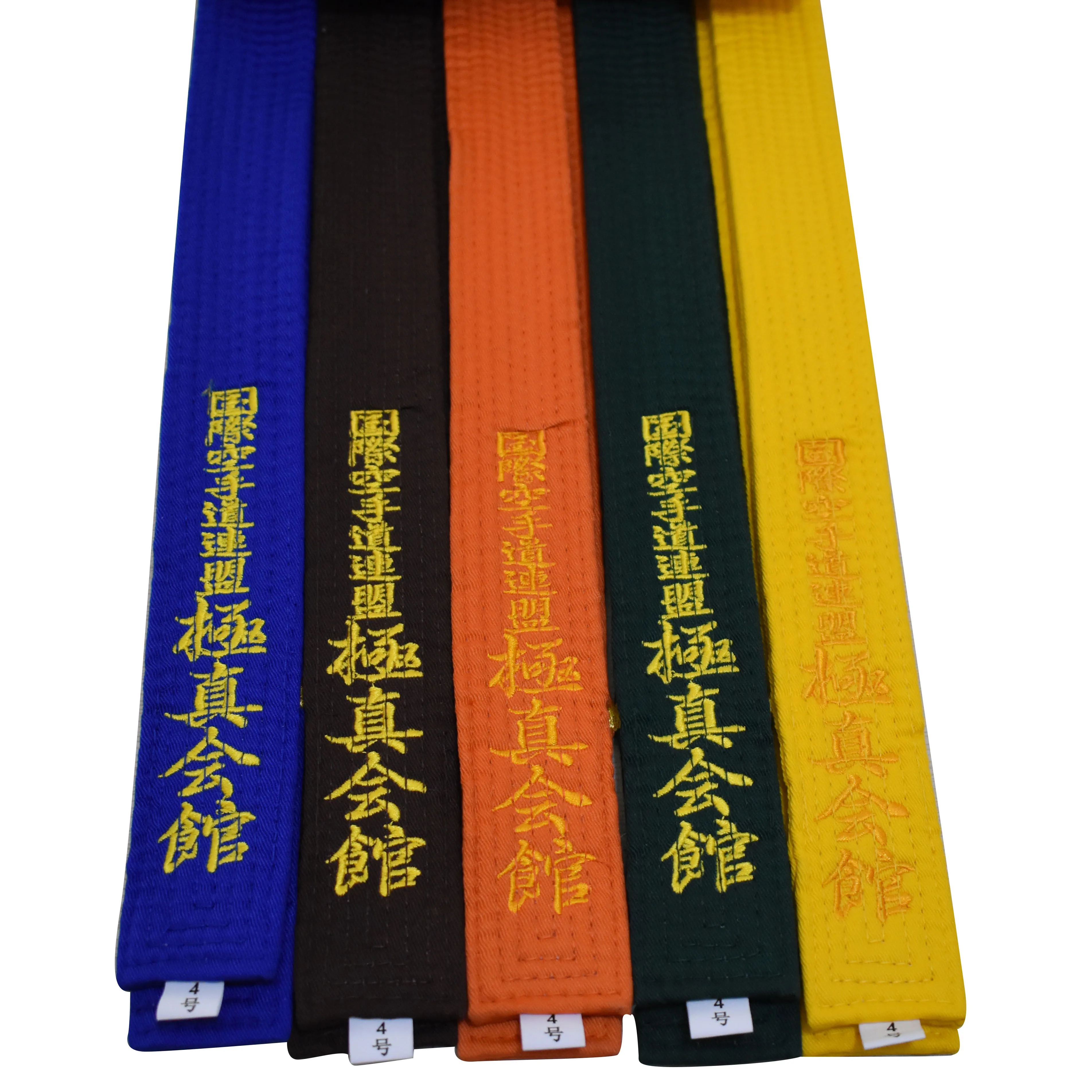 Ремни Kyokushin пояс для Каратэ каратэ Kyokushinkai Япония ремни Tokyodo с вышитыми именами и