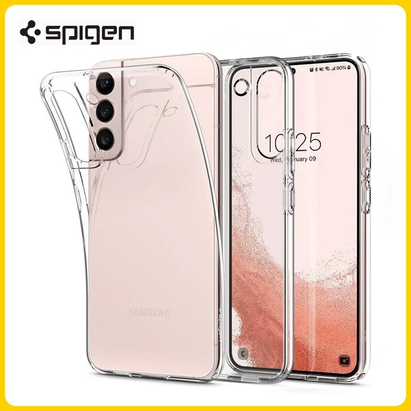 Original Spigen Liquid Crystal Clear Case For Samsung Galaxy S22 Plus (6.6") TPU Soft Silicone Cover Transparent Protective Case
Original Spigen Liquid Crystal Clear Case For Samsung Galaxy S22 Plus (6.6") TPU Soft Silicone Cover Transparent Protective Case