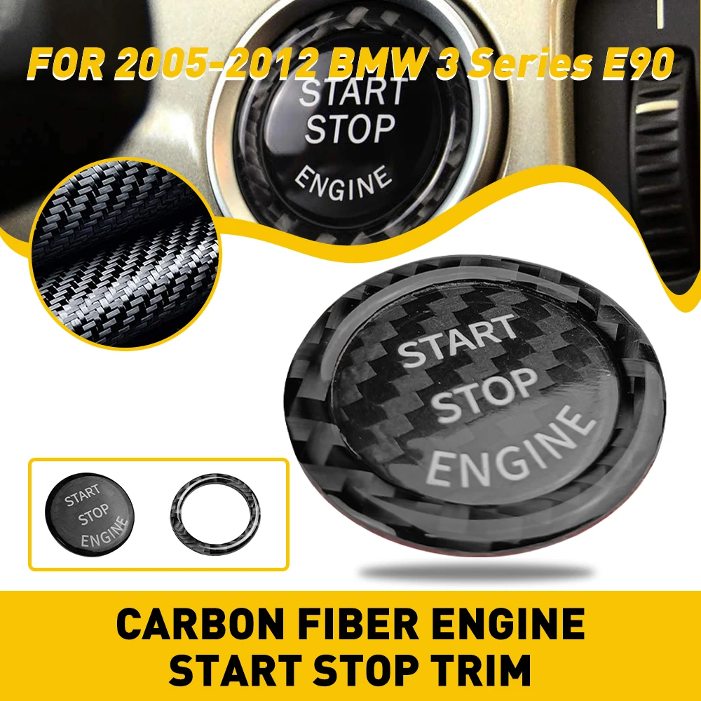 Car Engine Start Stop Button Cover Frame Trim Carbon Fiber For BMW E81 E87 E90 E91 E92 E93 E60 X1 E84 X3 E83 X5 E70 X6 E71 X6
Car Engine Start Stop Button Cover Frame Trim Carbon Fiber For BMW E81 E87 E90 E91 E92 E93 E60 X1 E84 X3 E83 X5 E70 X6 E71 X6