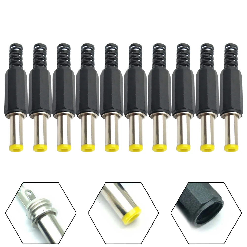 10pcs DC5.5*2.1/ 5.5*2.5 Welding 14mm Monitoring DC Power Plug 12V Assembly Power Adapter Plug Connectors Tool Accessories
10pcs DC5.5*2.1/ 5.5*2.5 Welding 14mm Monitoring DC Power Plug 12V Assembly Power Adapter Plug Connectors Tool Accessories