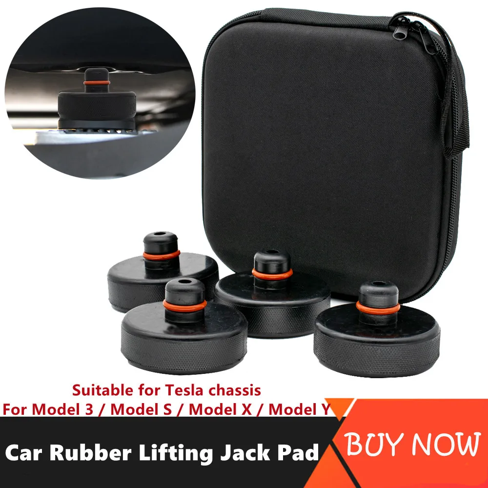 4Pcs New Jack Pad Adapter Rubber W/ Storage Case Bag Box Tool Lifting Safe Raise Heavy Duty For Tesla Model 3 Model S Model X Y
4Pcs New Jack Pad Adapter Rubber W/ Storage Case Bag Box Tool Lifting Safe Raise Heavy Duty For Tesla Model 3 Model S Model X Y