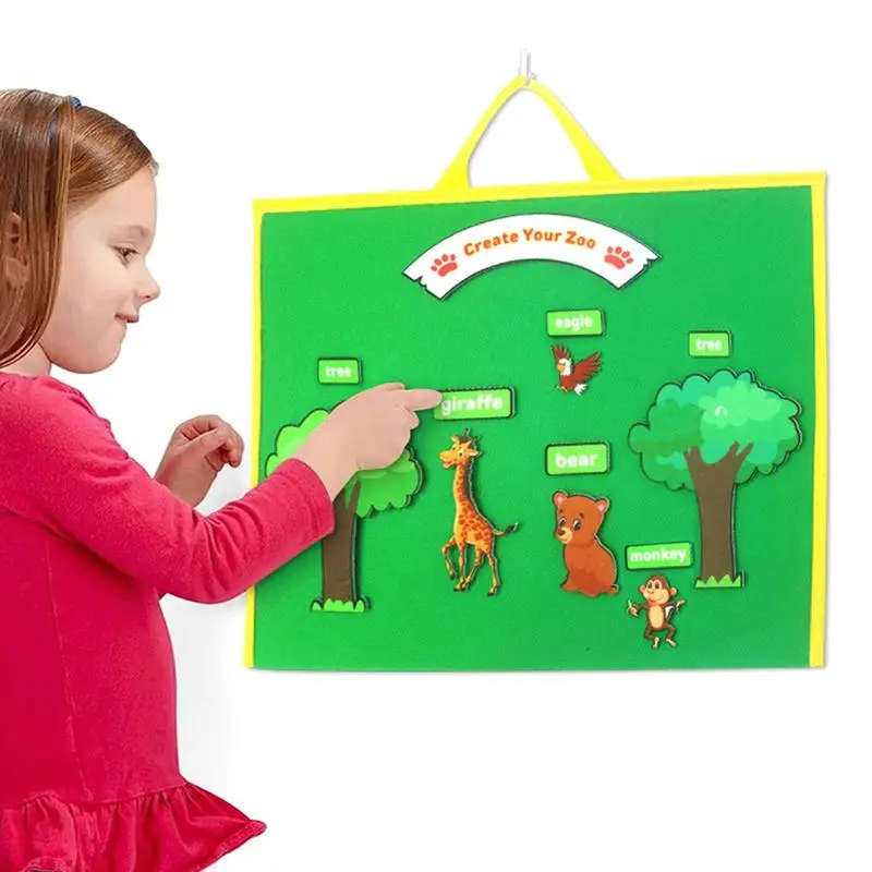 Складная доска из войлока, игрушки Монтессори, доска для рассказаний, двусторонняя обучающая доска для раннего обучения для малышей
Складная доска из войлока, игрушки Монтессори, доска для рассказаний, двусторонняя обучающая доска для раннего обучения для малышей