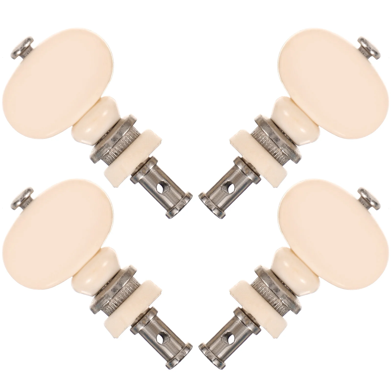 4 Pcs Instrument Parts Ukuleles Tuning Pegs Accessory Piano Button Metal White Universal
4 Pcs Instrument Parts Ukuleles Tuning Pegs Accessory Piano Button Metal White Universal
