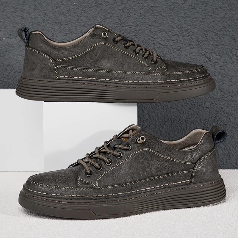 Savanah New Genuine Leather Casual Mens Sport Shoes Comfortable Breathable Male Sneakers Fashion Daily Skateboard Shoes Men
Savanah New Genuine Leather Casual Mens Sport Shoes Comfortable Breathable Male Sneakers Fashion Daily Skateboard Shoes Men