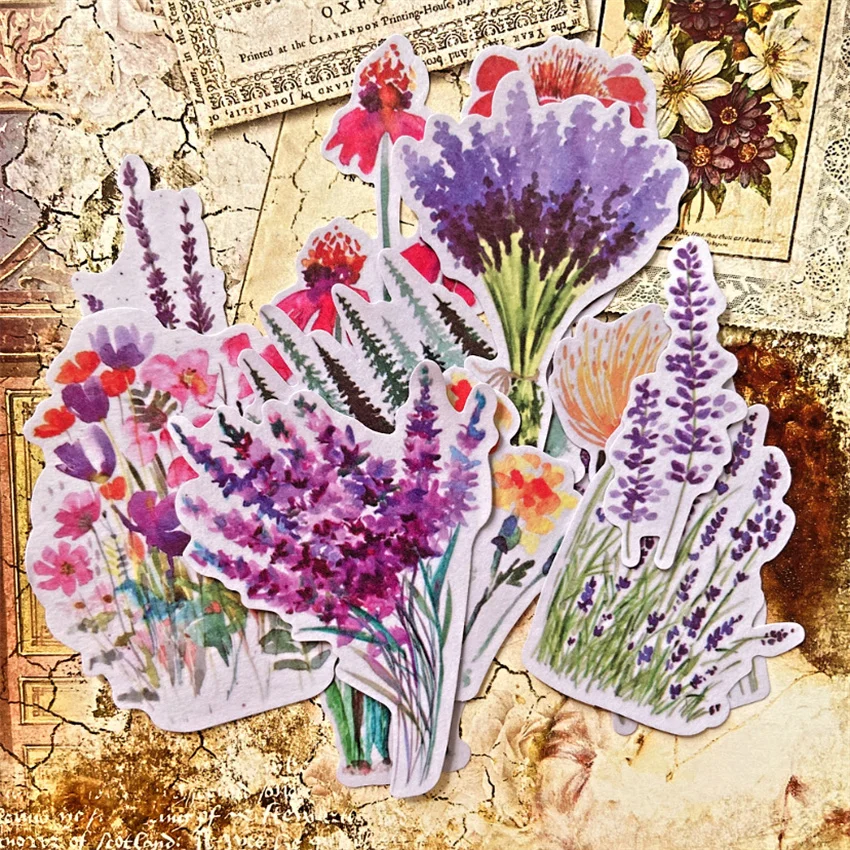 13Pcs Watercolor Lavender Flower Diary Planner Decorative Mobile Stickers DIY Craft Scrapbooking Stickers Photo Albums Card Make
13Pcs Watercolor Lavender Flower Diary Planner Decorative Mobile Stickers DIY Craft Scrapbooking Stickers Photo Albums Card Make