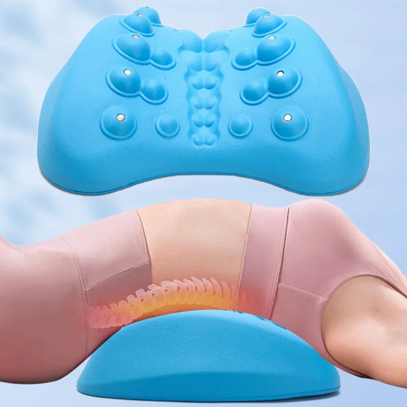 Waist Massager Pillow EVA Lumbar Support Pillow Yoga Fitness Equipment Spine Support Chiropractic Relaxation Back Massager New
Waist Massager Pillow EVA Lumbar Support Pillow Yoga Fitness Equipment Spine Support Chiropractic Relaxation Back Massager New