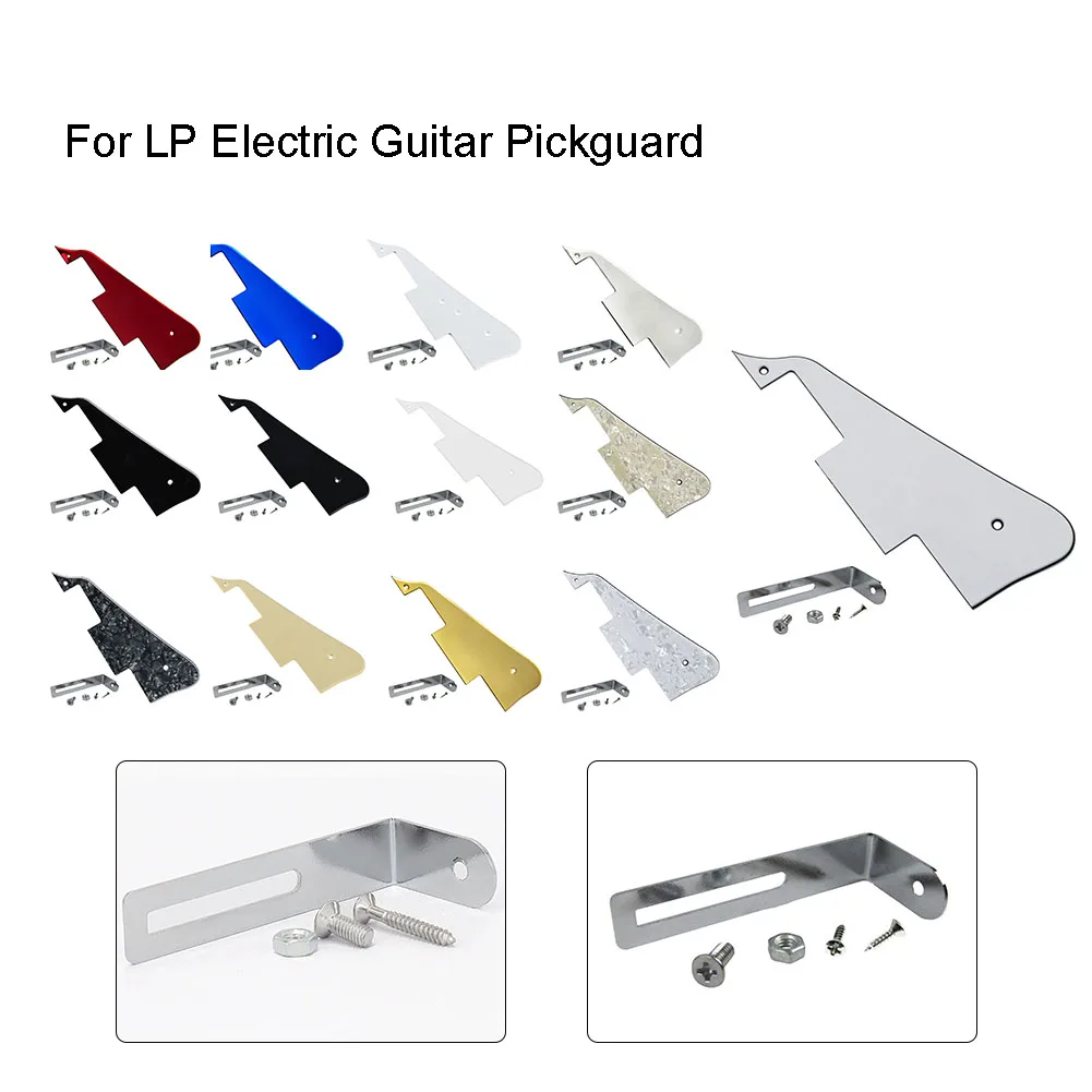 Electric Guitar Pickguard Pick Guard Scratch Plate For LP With Parts And Screws Anti-scratch Metal Guitar Accessories
Electric Guitar Pickguard Pick Guard Scratch Plate For LP With Parts And Screws Anti-scratch Metal Guitar Accessories