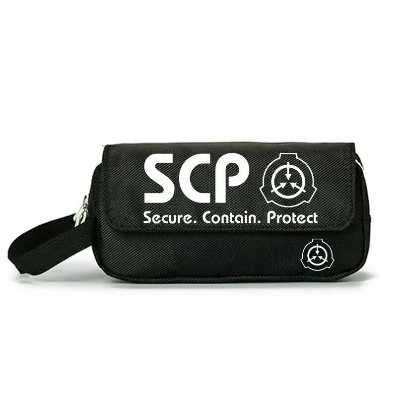 Черные сумки для ручек и карандашей с рисунком из аниме SCP Foundation
Черные сумки для ручек и карандашей с рисунком из аниме SCP Foundation