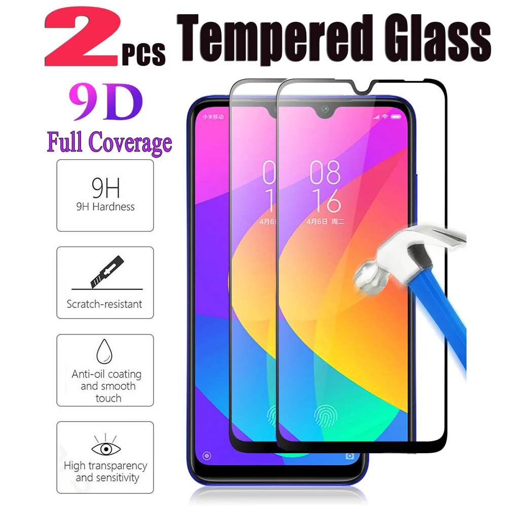 

2PCS Tempered Glass for Realme 10S 10 Pro+ V20 Screen Protector Full Coverage 9D Clear HD Film