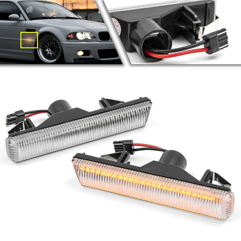 Amber Car Led Light Side Marker Indicator Turn Signal Light For BMW E46 M3 E38 740i 99-06 Clear Car Accessories
Amber Car Led Light Side Marker Indicator Turn Signal Light For BMW E46 M3 E38 740i 99-06 Clear Car Accessories