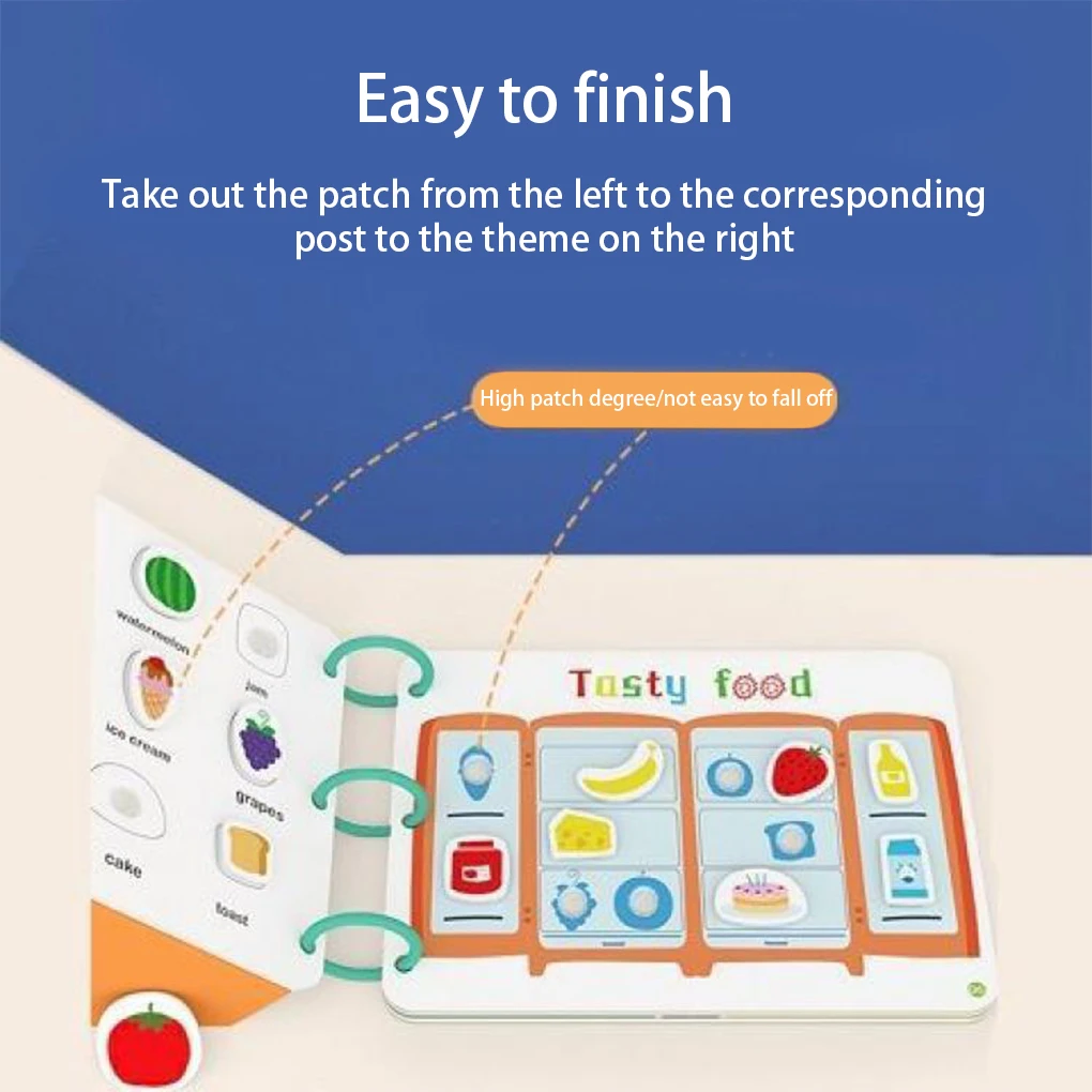 Kids Paste Busy Book Toy Educational Pre-school Sticker Toys Kindergarten Playing Interactive Entertainment 15 Themes
Kids Paste Busy Book Toy Educational Pre-school Sticker Toys Kindergarten Playing Interactive Entertainment 15 Themes