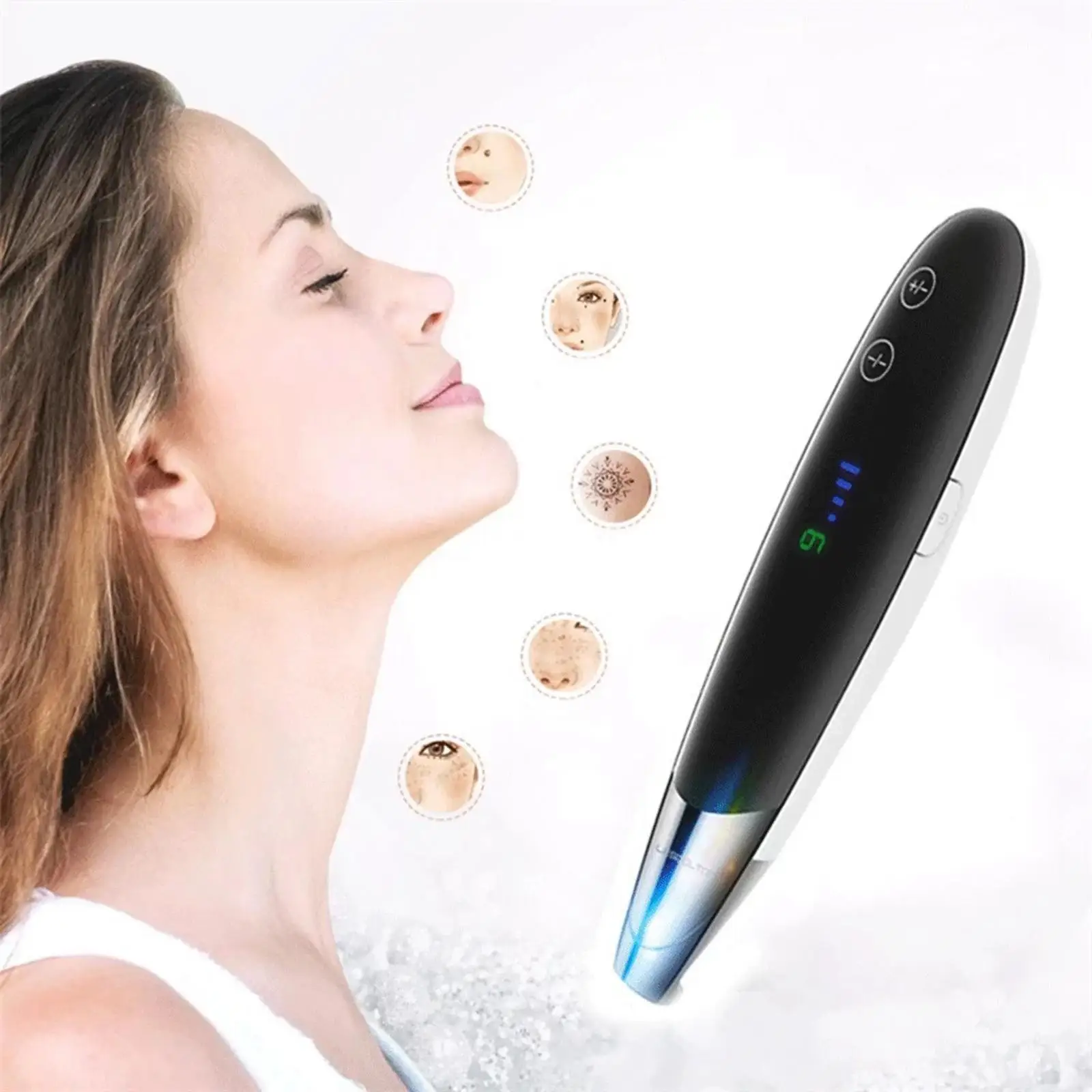 Portable Picosecond Pen Spot Acne Freckle Mole Removal Pigment Pen Aiming Target Locate Position Beauty Machine Skin Care
Portable Picosecond Pen Spot Acne Freckle Mole Removal Pigment Pen Aiming Target Locate Position Beauty Machine Skin Care