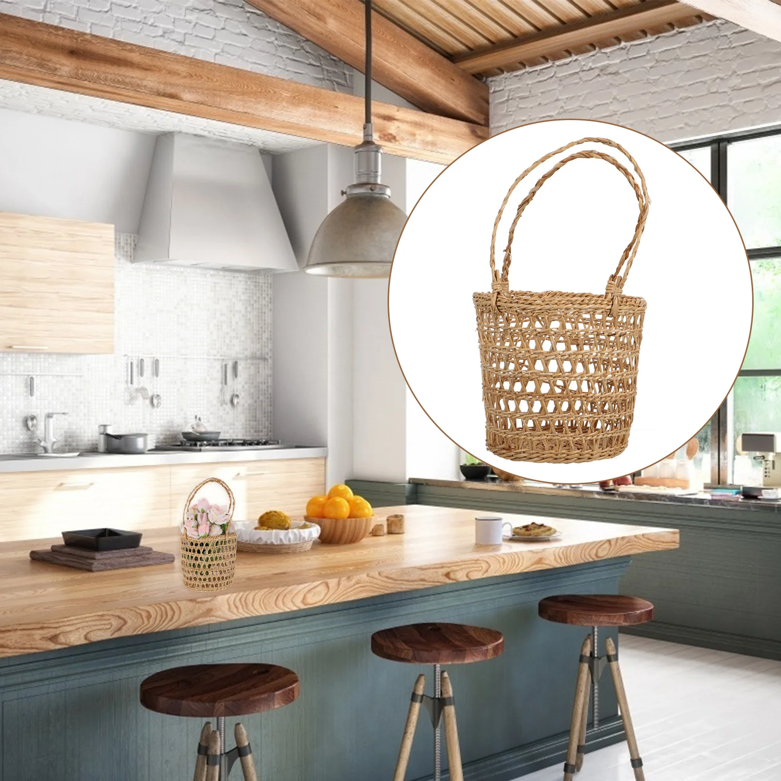 Basket Flower Woven Straw Wicker Storage Handle Rattan Seagrass Baskets Pot Picnic Hanging Weaving Rustic Laundry Mini Holder
Basket Flower Woven Straw Wicker Storage Handle Rattan Seagrass Baskets Pot Picnic Hanging Weaving Rustic Laundry Mini Holder
