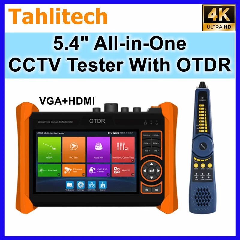 Tahlitech 4K 5.4" CCTV IPC Analog Tester Multi-functional OTDR and Measuring Instrument Optional HDMI /VGA input Digital Cable
Tahlitech 4K 5.4" CCTV IPC Analog Tester Multi-functional OTDR and Measuring Instrument Optional HDMI /VGA input Digital Cable