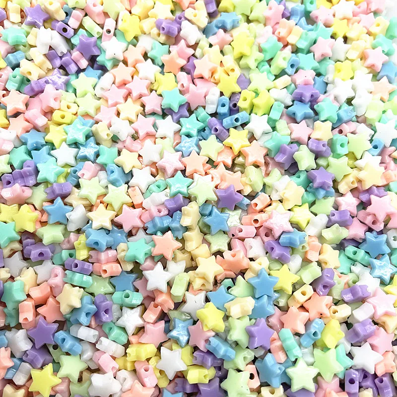 New 100pcs 10mm Candy Color Five-pointed Star Acrylic Loose Spacer Beads for Jewelry Making DIY Accessories
New 100pcs 10mm Candy Color Five-pointed Star Acrylic Loose Spacer Beads for Jewelry Making DIY Accessories