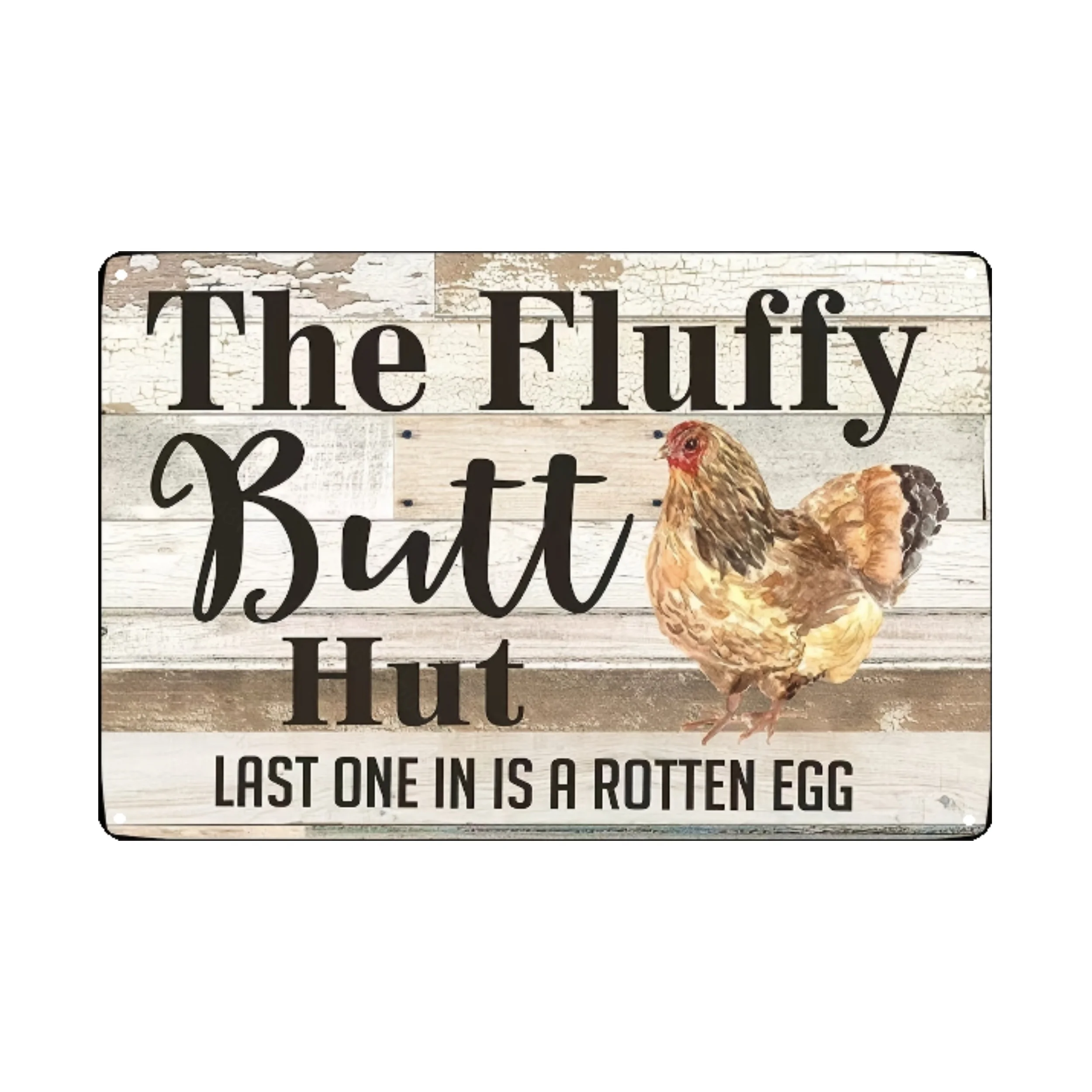 "The Fluffy Butt Hut", Retro Vintage Metal Tin Sign Poster With Artworks, Funny Home Family Restaurant Wall Art Decoration
"The Fluffy Butt Hut", Retro Vintage Metal Tin Sign Poster With Artworks, Funny Home Family Restaurant Wall Art Decoration