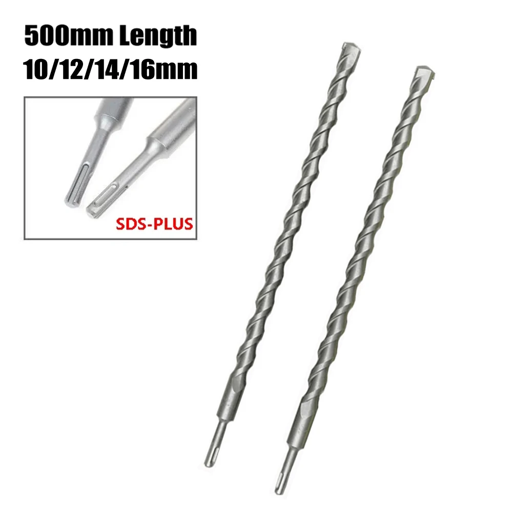 500mm Masonry Drill Bit Carbide Steel Impact Drill Bit SDS PLUS Shank Twist Drill Bits For Woodworking 10/12/14/16mm
500mm Masonry Drill Bit Carbide Steel Impact Drill Bit SDS PLUS Shank Twist Drill Bits For Woodworking 10/12/14/16mm