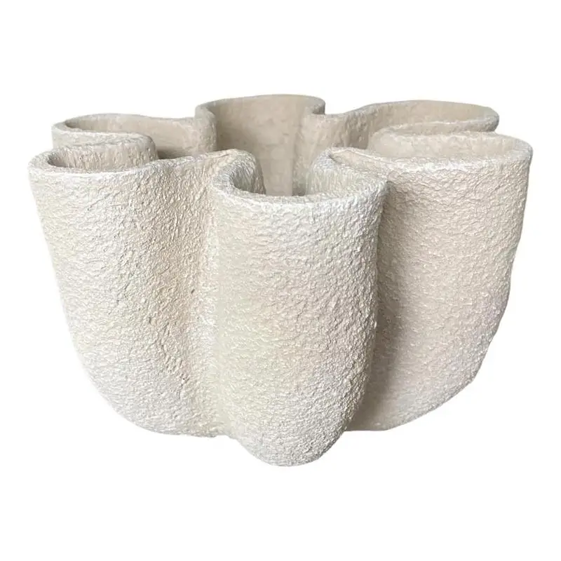 Fluted Vases For Flowers Large-Bore Resin Flower Pots Outdoor With Groove Design Garden Pots And Planter Pots For Outdoor
Fluted Vases For Flowers Large-Bore Resin Flower Pots Outdoor With Groove Design Garden Pots And Planter Pots For Outdoor