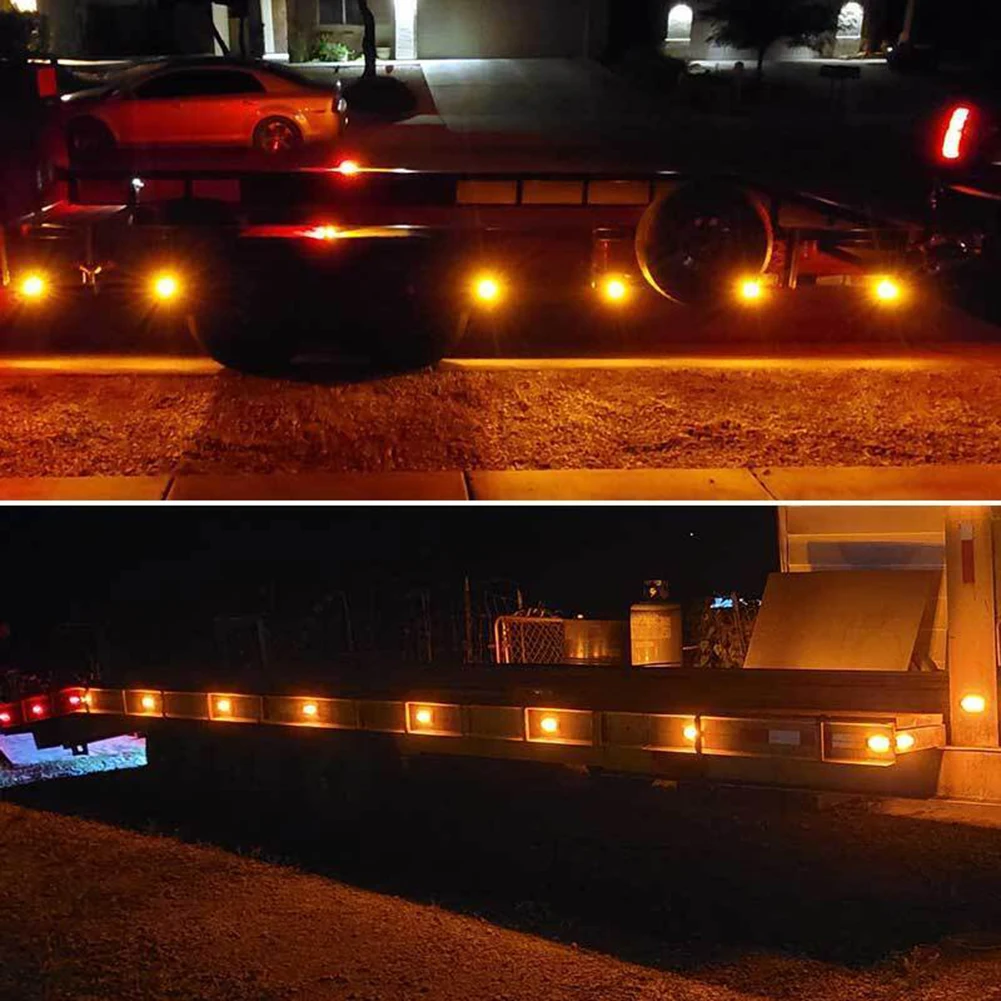 2pcs 3 LED Side Clearance Marker Light SMD Amber Red White Truck Van Bus SUV Trailer Lighting Side Marker Lights Lamp 12V-24V
2pcs 3 LED Side Clearance Marker Light SMD Amber Red White Truck Van Bus SUV Trailer Lighting Side Marker Lights Lamp 12V-24V