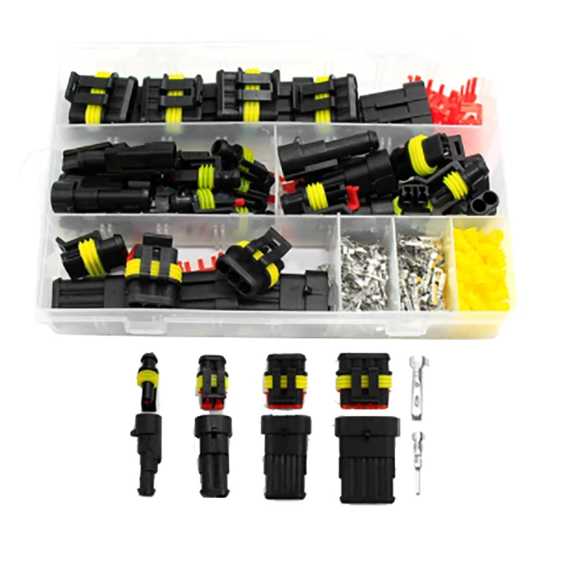 Waterproof Connectors Kit Automotive Solder Wire Quick Connector Electrical In Car Wiring Auto Seal Socket 1-6 Pin Plug
Waterproof Connectors Kit Automotive Solder Wire Quick Connector Electrical In Car Wiring Auto Seal Socket 1-6 Pin Plug