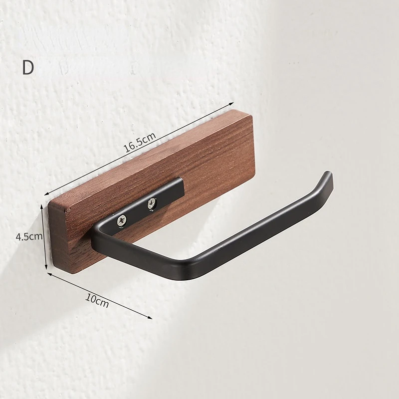 NO Perforated toilet paper holder Black walnut roll paper rack Creative wooden roll paper stand storage rack Toilet roll holder 
NO Perforated toilet paper holder Black walnut roll paper rack Creative wooden roll paper stand storage rack Toilet roll holder