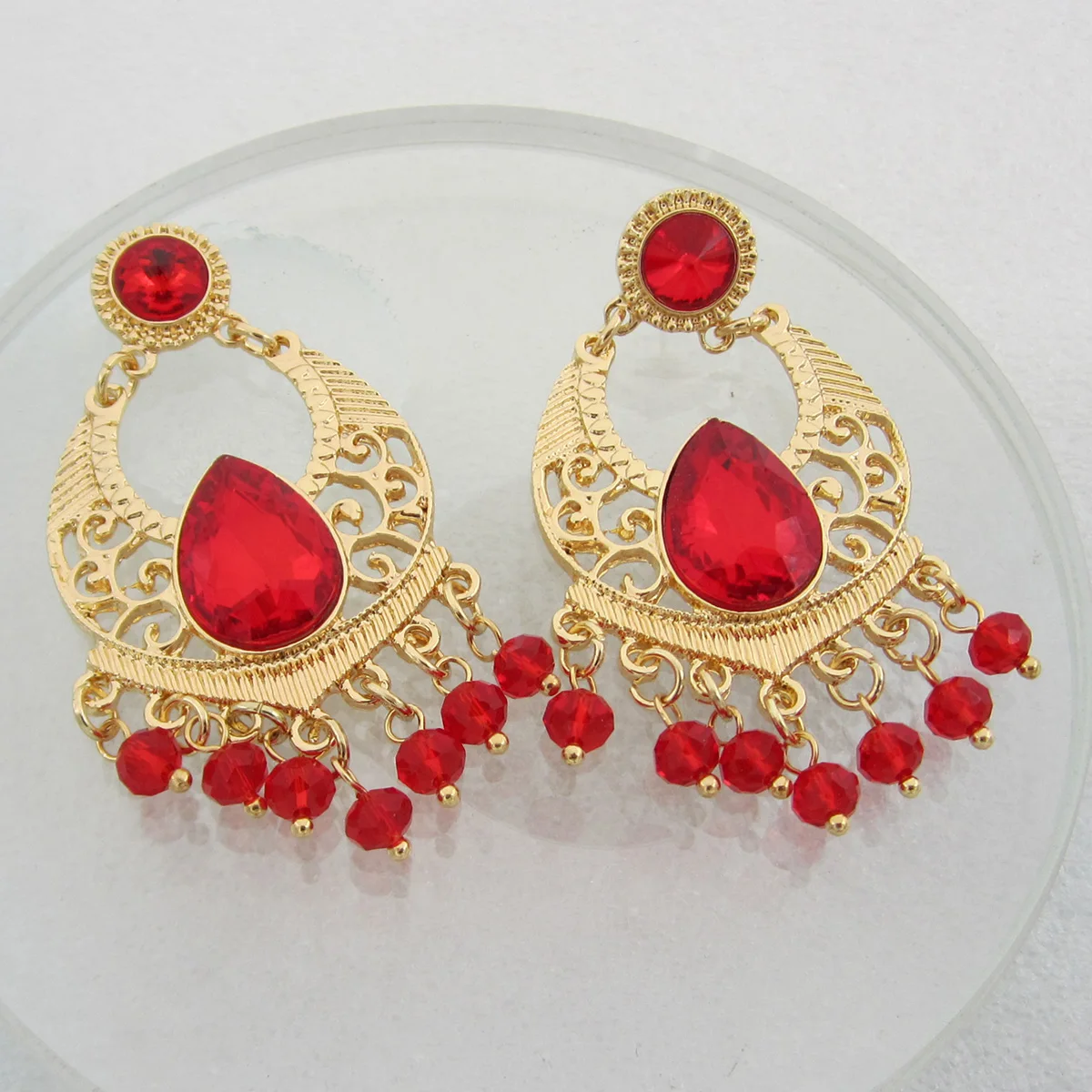 New Designer Crystal Drop Earrings Fashion Wedding Party Jewelry for Women Boho Oorbellen Wholesale Gift Kolczyki
New Designer Crystal Drop Earrings Fashion Wedding Party Jewelry for Women Boho Oorbellen Wholesale Gift Kolczyki