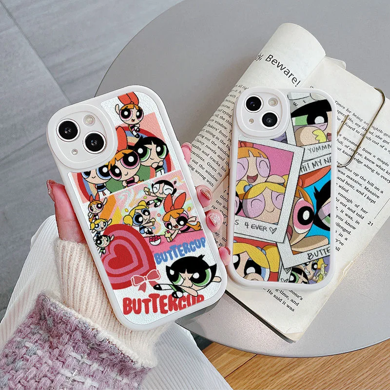 Cartoon Powerpuff Girls Kawaii Bracket Phone Cases For iPhone 13 12 11 Pro Max XR XS MAX X Mini 7/8Plus Anti-drop Soft Case Gift
Cartoon Powerpuff Girls Kawaii Bracket Phone Cases For iPhone 13 12 11 Pro Max XR XS MAX X Mini 7/8Plus Anti-drop Soft Case Gift