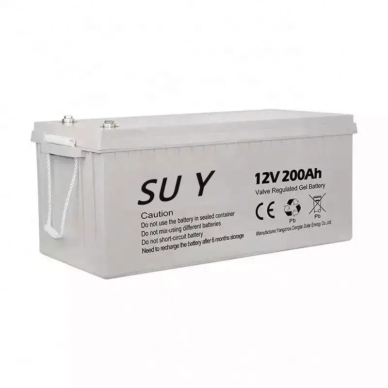 

2023 New Hot Sale Deep Cycle Solar Gel Battery 12V 100Ah 150Ah 200Ah 250Ah 150 Amp 12 Volt Rechargeable Lead Acid Battery