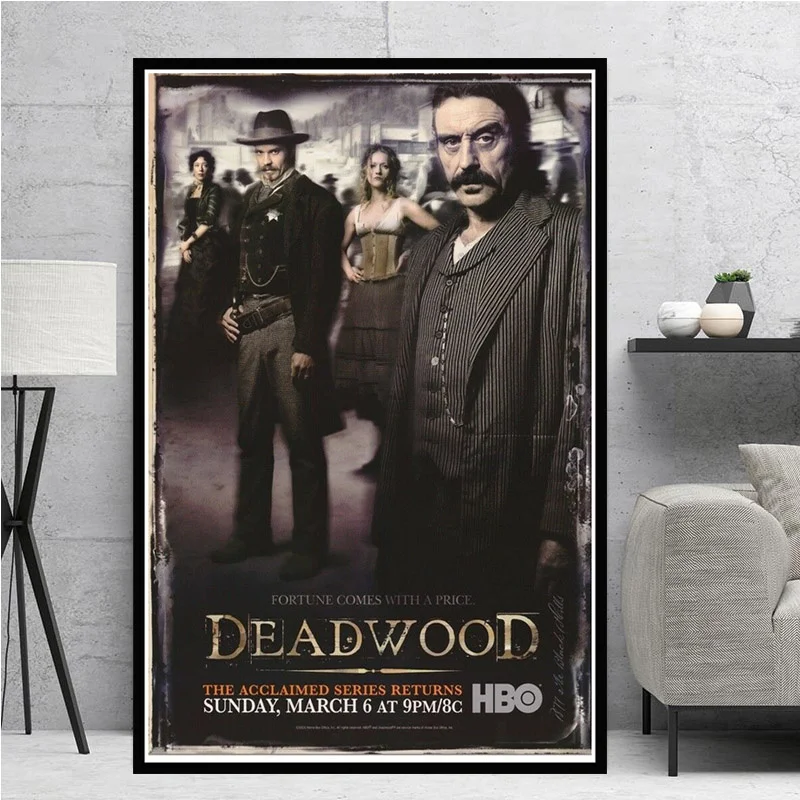 Deadwood Movie Daniel Minahan poster and print canvas paintings picture on the wall room decoration aesthetic Quadro
Deadwood Movie Daniel Minahan poster and print canvas paintings picture on the wall room decoration aesthetic Quadro