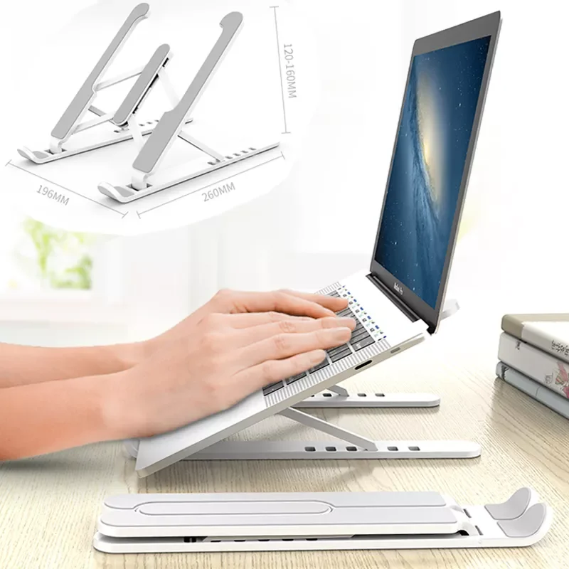 Hot Ticket Adjustable Foldable Laptop Stand Non-Slip Desktop Notebook Holder & Storage Bag Cooling Bracket Riser For Macbook Pro
Hot Ticket Adjustable Foldable Laptop Stand Non-Slip Desktop Notebook Holder & Storage Bag Cooling Bracket Riser For Macbook Pro