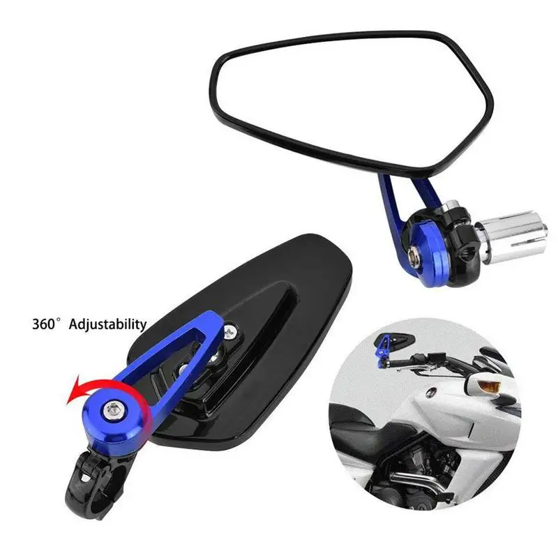 Bar End Mirrors For Motorcycles Side Rearview Mirrors Aluminum 22mm Handle Bar Motocross Side Rear View Mirror Accessories
Bar End Mirrors For Motorcycles Side Rearview Mirrors Aluminum 22mm Handle Bar Motocross Side Rear View Mirror Accessories