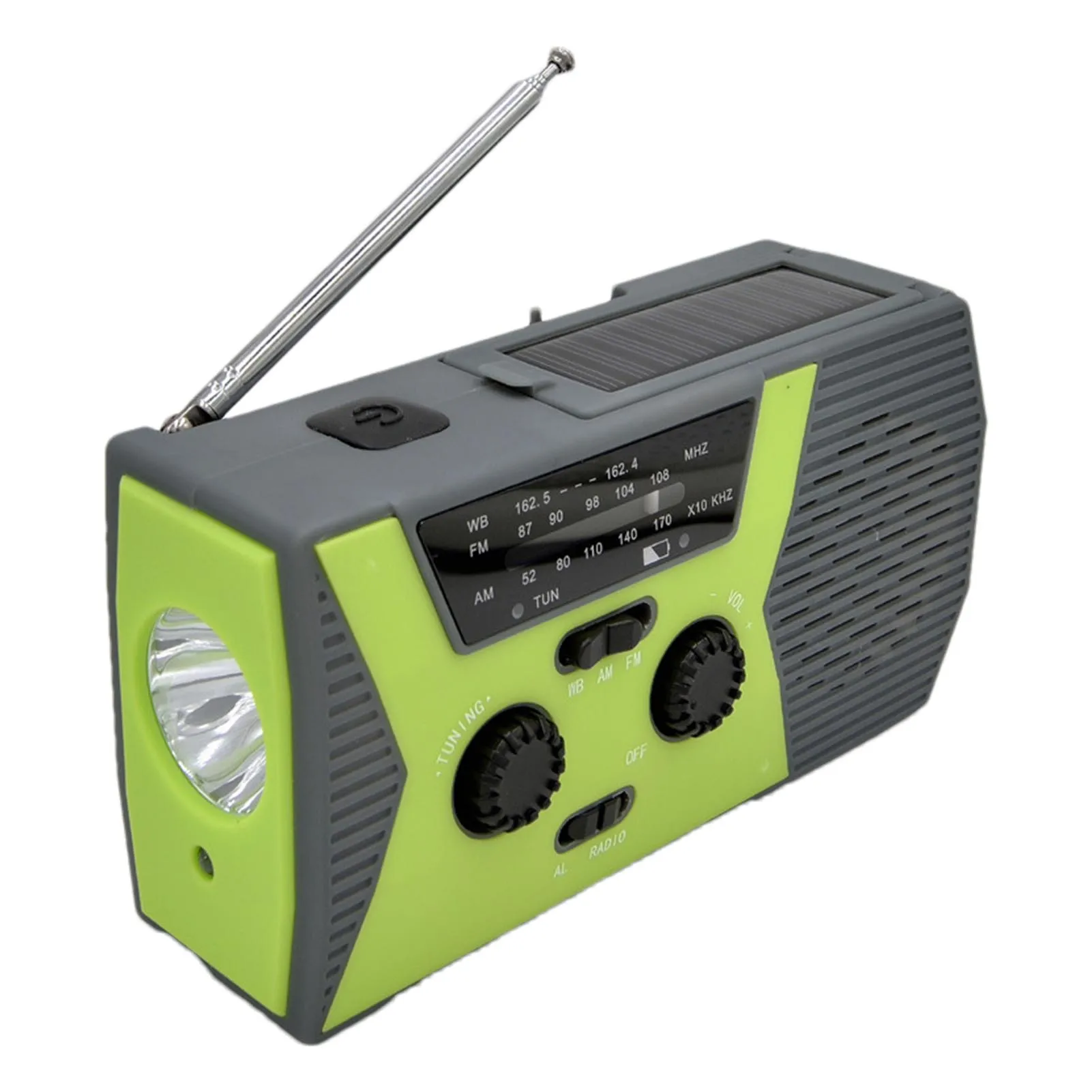 Hand Crank Radio Rechargeable Emergency Radio Solar Hand Crank Radio AM FM NOAA Radios With Flashlight Reading Lamp SOS Alarm
Hand Crank Radio Rechargeable Emergency Radio Solar Hand Crank Radio AM FM NOAA Radios With Flashlight Reading Lamp SOS Alarm
