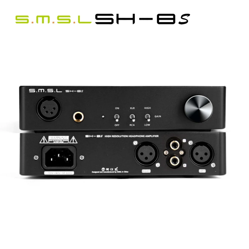 SMSL SH-8S усилитель для наушников с высоким разрешением 6 35 мм RCA XLR