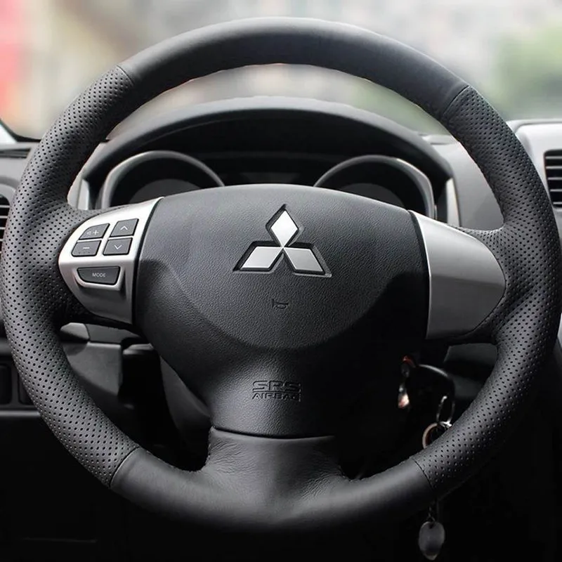 DIY Hand Sewn Leather Suede Car Steering Wheel Cover for Mitsubishi ASX Lancer Outlander Pajero Sport Interior
DIY Hand Sewn Leather Suede Car Steering Wheel Cover for Mitsubishi ASX Lancer Outlander Pajero Sport Interior